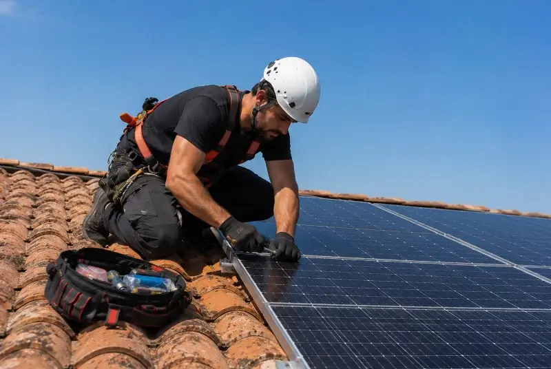 Maintenance et monitoring de panneaux solaires à Plaine-d'Argenson