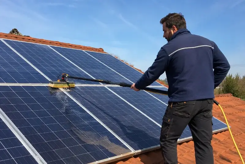 Nettoyage et entretien de panneaux solaires à Plaine-d'Argenson